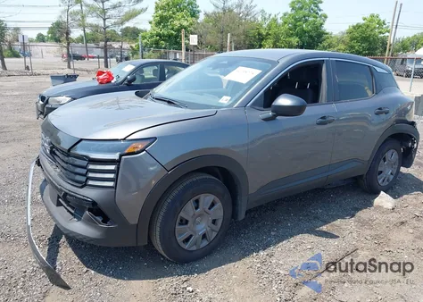 2025 Nissan Kicks S Intelligent Awd из США, поврежденный, VIN 3N8AP6BB5SL347822